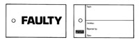 FAULT LABELS (pack of 50)