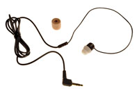 MICROBUDS MBM1BK IN-EAR EARPIECES Noise excluding, single ear, black