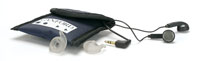 CANFORD IN-EAR EARBUD EARPIECES Stereo, with earmoulds and storage pouch