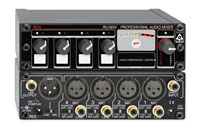 RDL RU-MX4T MIXER Mono, 4 microphone / line inputs, Max Rack-up module format, output transformer