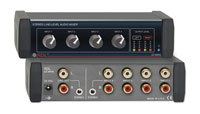 RDL EZ-MX4L MIXER 4x stereo in, 1x stereo out, AC adapter