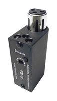 OPTOGATE PB-07 OPTICAL AUTOMATIC MICROPHONE SWITCH Inline case, with microphone stand clip