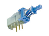 ALPS SPUN19036A SWITCH 3.3mm square shaft, latching,4 pole