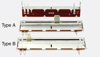CARBON FADER Type B, linear taper, 60mm