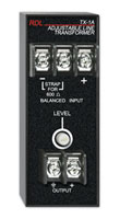 RDL TX-1A TX SERIES MODULE Adjustable line transformer