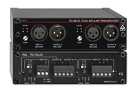 RDL RU-MLA2 RACK-UP MODULE Dual Microphone / line preamplifier