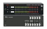 RDL RU-SM16 RACK-UP MODULE Dual audio meter