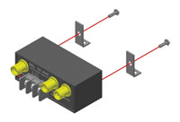 RDL MB2  MOUNTING KIT  For 1x Rack-Up or TX module
