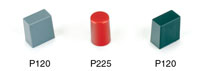 REAN P120 SWITCH BUTTON 9.8 x 5.5mm, for 3.3mm square shaft, white