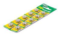 GP A76 BATTERY 11.6d x 5.4mm, alkaline, 1.5V, 110mAh (pack of 10)