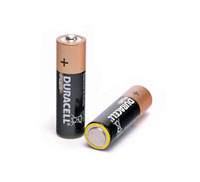 DURACELL MN1500 BATTERY, AA size, alkaline, 1.5V (pack of 4)