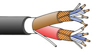 BELDEN 7889A CABLE 24 quads, black