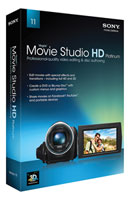 SONY VEGAS MOVIE STUDIO HD PLATINUM 11 SOFTWARE Video edit, DVD creation, PC