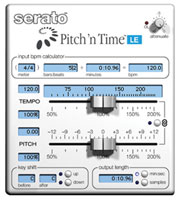 SERATO PITCH N TIME LE SOFTWARE Time, pitch plug-in, light, for Pro Tools and Logic