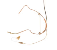 VOICE TECHNOLOGIES VT760 LIGHTWEIGHT HEADSET Beige, in black plastic case