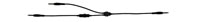 SHURE PA214 CABLE Splitter, instrument (1/4" Jack)