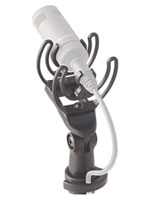 RYCOTE 41102 INV-2 MICROPHONE SUSPENSION 25mm bar, 43mm black lyres, 1x20 1x9.5mm, static