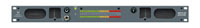 WOHLER AMP1A-106 MONITORING UNIT 1U rack, loudspeakers, 2x 106-LED meters, 2 inputs