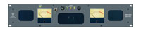 WOHLER AMP2-AMVU MONITORING UNIT 2U rack, loudspeakers, 2x moving coil VU meters, 2 inputs