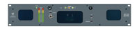 WOHLER AMP2-SDA MONITORING UNIT 2U rack, loudspeakers, 2x 53-LED meters, AES in, SDI in