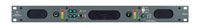 WOHLER VMDA-4 MONITORING UNIT 1U rack, loudspeakers, 2x 10-LED meters, 4 stereo in, 4x AES in