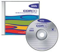 HHB CDR80 Silver writing surface, jewel case