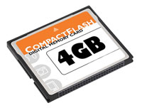 COMPACT FLASH CARD 4Gb Type 1