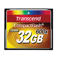 TRANSCEND TS32GCF600 EXTREME PLUS COMPACT FLASH CARD 600X, 32GB