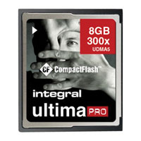 INTEGRAL INCF8G300W ULTIMAPRO COMPACT FLASH CARD  300X, 8GB