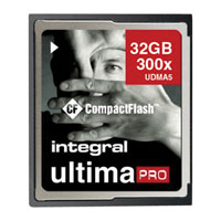 INTEGRAL INCF32G300W ULTIMAPRO COMPACT FLASH CARD  300X, 32GB