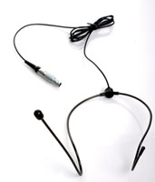 TRANTEC X10 MICROPHONE Over ears, 50Hz-12kHz, for radiomic, mini XLR4, black