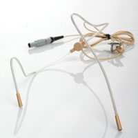 TRANTEC TS22-P-R MICROPHONE Over ears, 40Hz-18kHz, for radiomic, 12dB pad, Lemo, pink