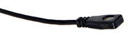 TRANTEC SJ55 MICROPHONE Lapel, 30Hz-16kHz, for radiomic, screw jack, black
