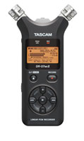 TASCAM DR-07 MKII PORTABLE RECORDER For micro SD / SDHC card, 2x inbuilt microphone, mic / line in