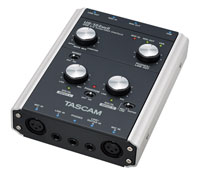 TASCAM US-122MKII USB AUDIO INTERFACE 2x mic/line in, MIDI I/O, line, monitor out