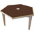 CANFORD ACOUSTIC TABLE Ash, hexagonal 1220mm, dual jacks, special fabric