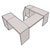 CANFORD SELF-ASSEMBLY STUDIO CONSOLE Floor pod