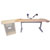 CUSTOM CONSOLES S2L-01A SYSTEMTWO LITE DESK Motorised height adjustment, Blue