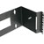 ENCLOSURE SYSTEMS 6450166 HINGED WALL RACK BRACKET 6U, black
