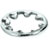 RACKMOUNT WASHERS Flanged, black plastic (pack of 25)