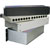 RACKCASE Rackmount universal case 1U, 100mm deep, all aluminium, silver anodised