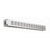 RACKVENT Rack ventilation panel 1U, slotted, silver anodised