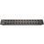 RACKVENT Rack ventilation panel 1U, slotted, black anodised