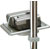 B-TECH BT7036 Shelf, 360 x 360mm, tilt, silver