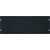 CANFORD RACK PANEL BLANK, FULL WIDTH 4U Flat aluminium, black anodised