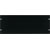 CANFORD RACK PANEL BLANK, FULL WIDTH 4U Flat aluminium, black painted
