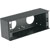 CANFORD RACKBOX HALF WIDTH 2U, 100mm deep, black