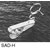 SONY SAD-H55B TIE CLIP For single microphone, horizontal, black