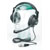 TECPRO DMH220 Dual muff headset (XLR 5 pin connector)