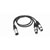 TECPRO YL918 Y-lead 6 pin XLR male to dual 3 pin XLR female